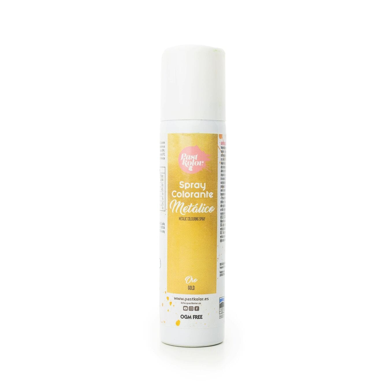 Spray Alimentar Dourado Metalizado 75 Ml 1 Spray Alimentar Dourado Metalizado 75 Ml