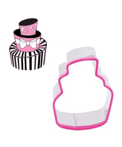 Cortador Metalico + Texturizador Blossom - Tarta Inclinada