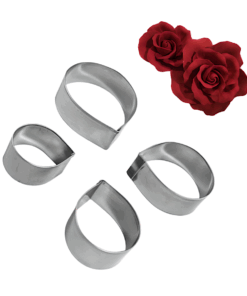 Set 4 Cortadores De Acero - Petalos
