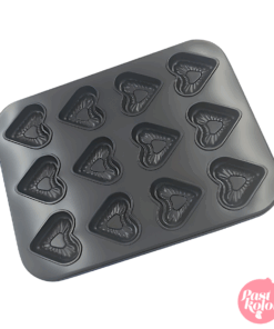 Molde De Acero Para 12 Corazones