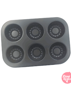 Molde De Acero Para 6 Mini Bizcochos