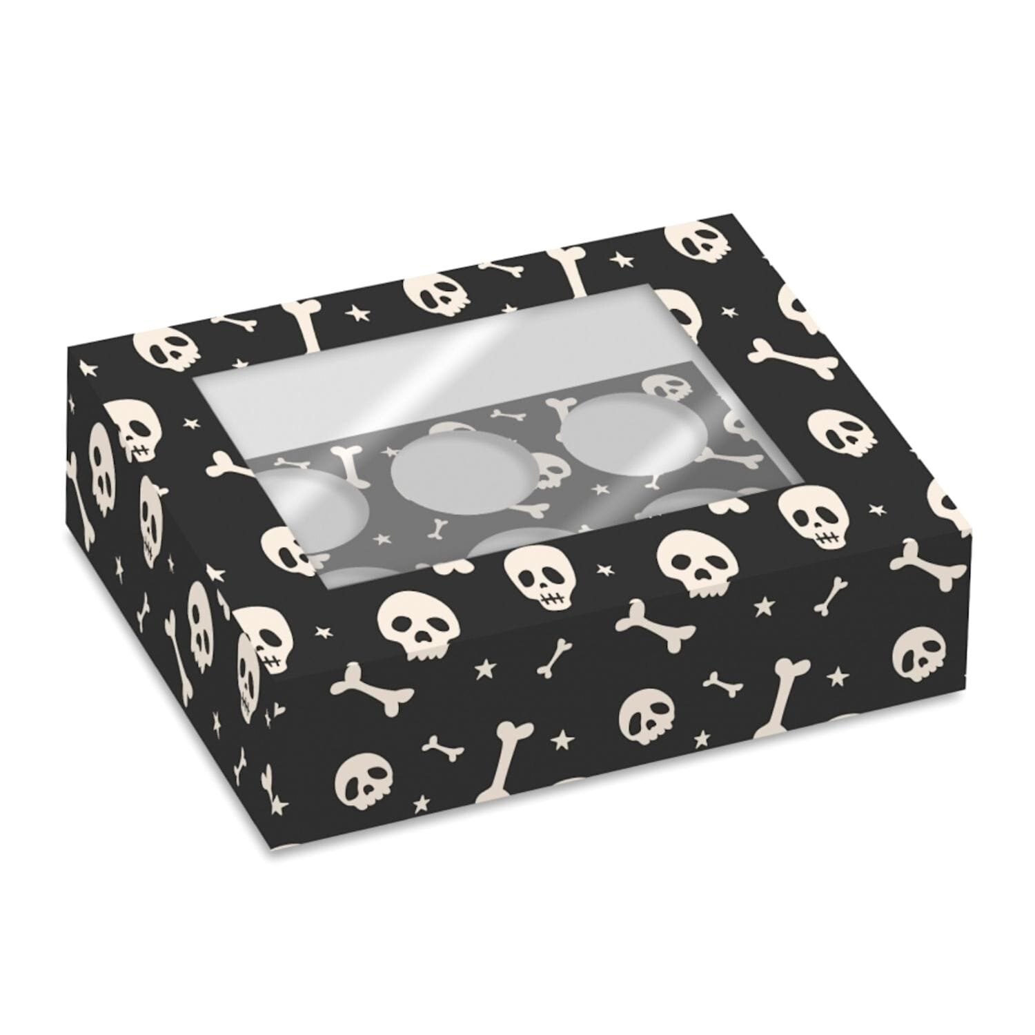 SET 2 CAJAS PARA 6 CUPCAKES SIMPLY MAKING - CALAVERAS 1 SET 2 CAJAS PARA 6 CUPCAKES SIMPLY MAKING - CALAVERAS