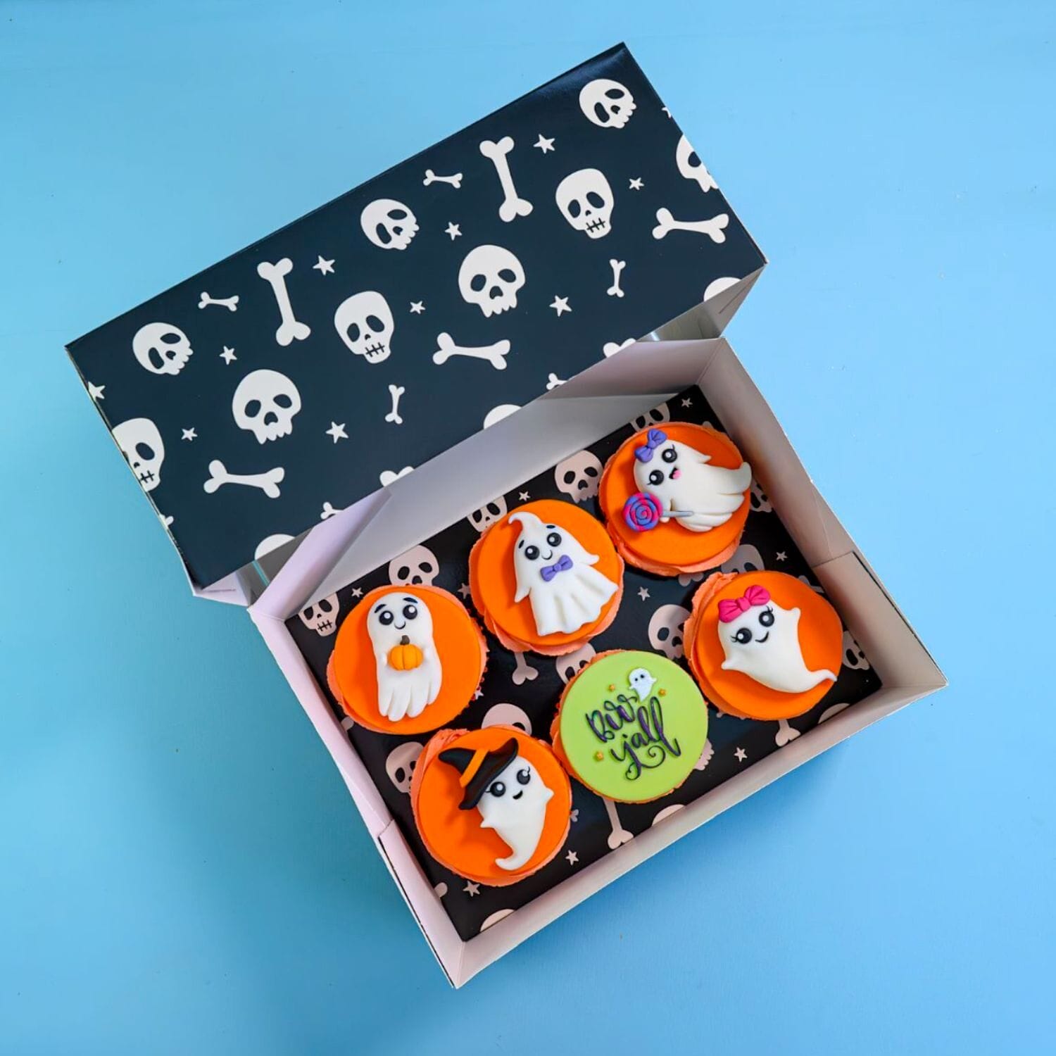 SET 2 CAJAS PARA 6 CUPCAKES SIMPLY MAKING - CALAVERAS 3 SET 2 CAJAS PARA 6 CUPCAKES SIMPLY MAKING - CALAVERAS - Imagen 3