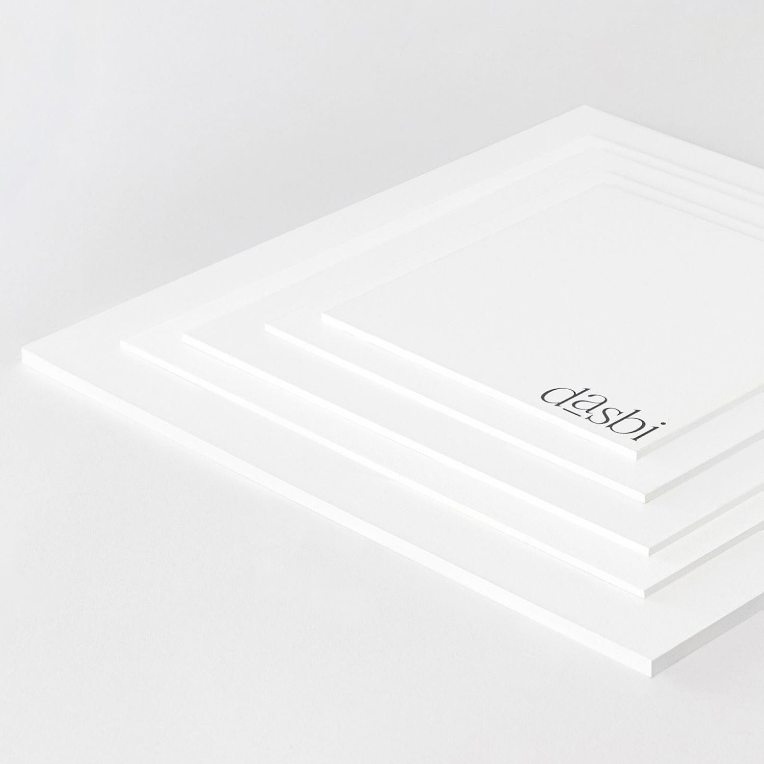 Bases De Madeira Quadradas Brancas Dasbi - 30 Cm 2 Bases De Madeira Quadradas Brancas Dasbi - 30 Cm - Image 2