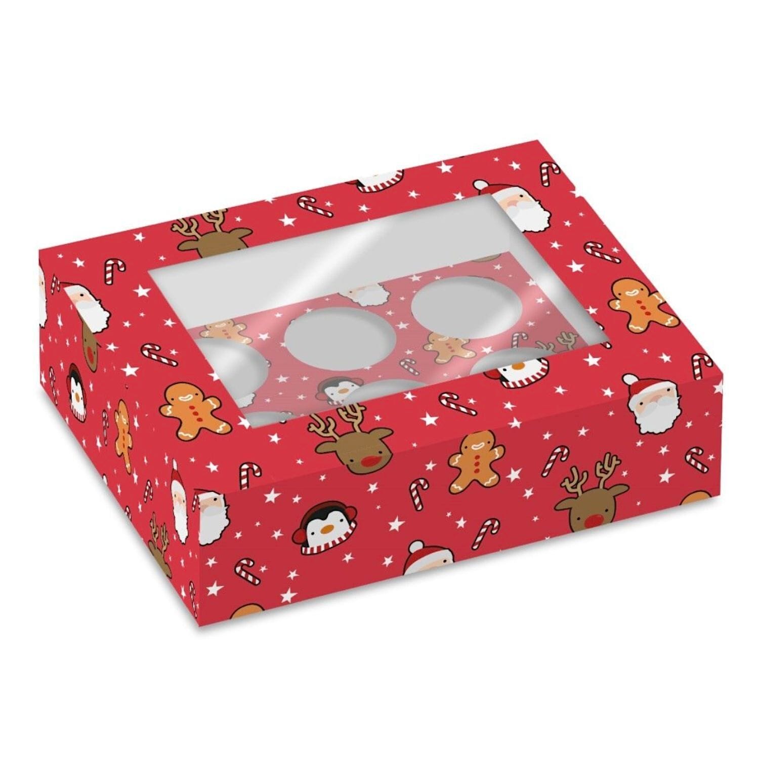 SET 2 CAJAS PARA 6 CUPCAKES SIMPLY MAKING - PERSONAJES NAVIDAD 1 SET 2 CAJAS PARA 6 CUPCAKES SIMPLY MAKING - PERSONAJES NAVIDAD
