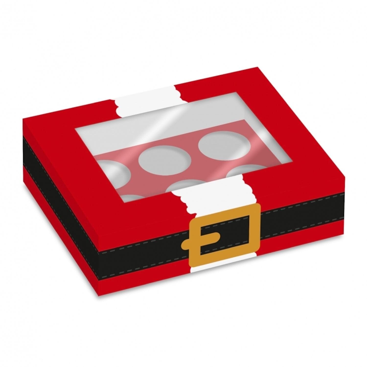 SET 2 CAJAS PARA 6 CUPCAKES SIMPLY MAKING - SANTA CLAUS 1 SET 2 CAJAS PARA 6 CUPCAKES SIMPLY MAKING - SANTA CLAUS