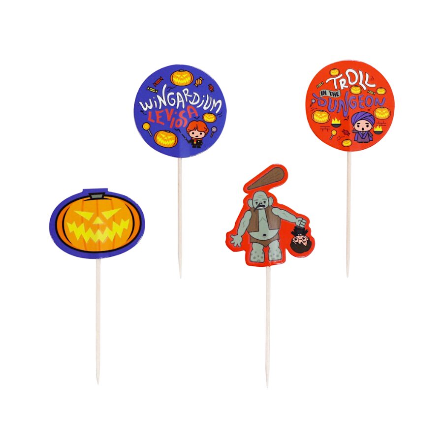 Conjunto CÁpsulas Para Cupcakes + Toppers Pme - Troll "harry Potter 2 Conjunto CÁpsulas Para Cupcakes + Toppers Pme - Troll "harry Potter - Image 2