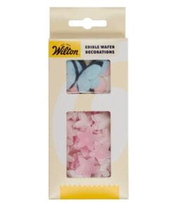Flores Y Mariposas Comestibles De Oblea Wilton - Colores Pastel