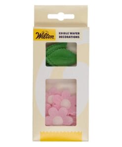 Flores Y Hojas Comestibles De Oblea Wilton - Rosas