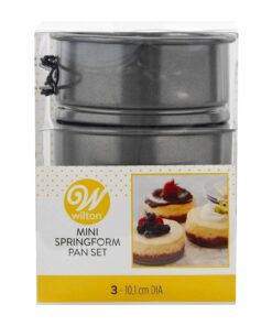 Set 3 Mini Moldes Metalicos Desmontables Wilton
