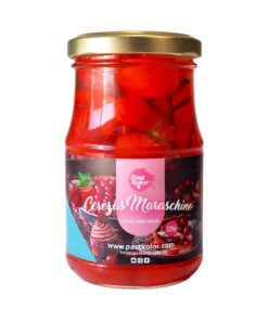 Cerezas Maraschino Rojas Con Tallo Pastkolor - 225 G