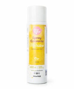 Spray Alimentario Dorado Metalizado 400 Ml