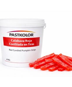 Calabaza Roja Confitada En Tiras 4 Kg