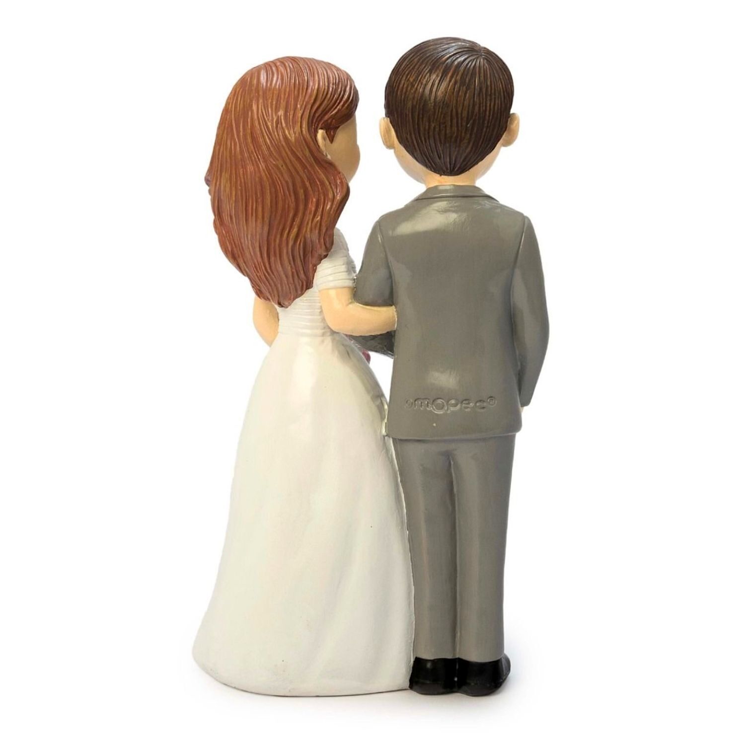 Figura Para Tarta De Boda Novio Y Novia Estilo Clasico - Mopec 2 Figura Para Tarta De Boda Novio Y Novia Estilo Clasico - Mopec - Imagen 2