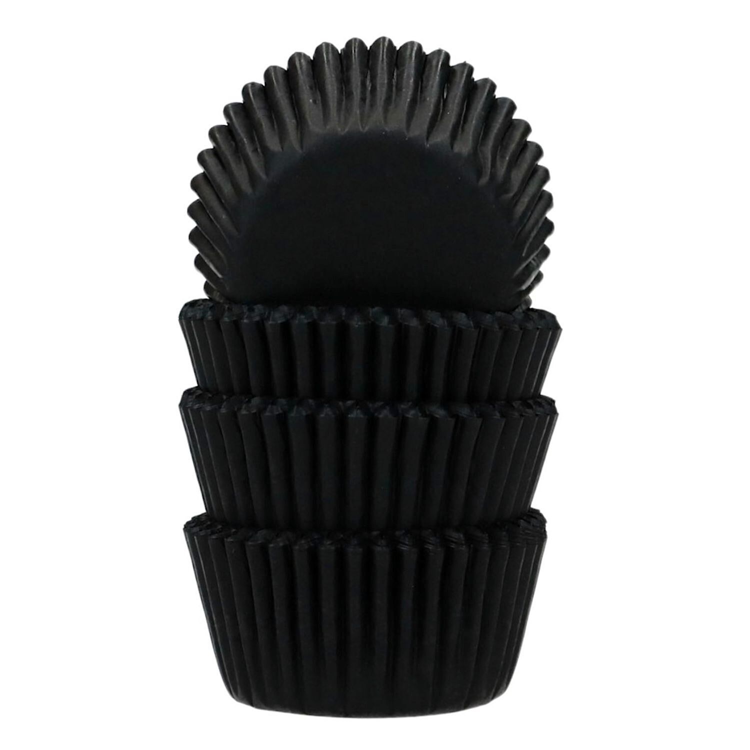 100 Capsulas Mini Cupcakes Funcakes - Negras 2 100 Capsulas Mini Cupcakes Funcakes - Negras - Imagen 2