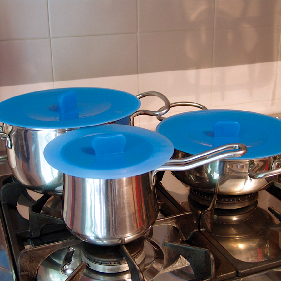 Tapa Silicona Con Ventosa Pavoni - Azul 36 Cm 2 Tapa Silicona Con Ventosa Pavoni - Azul 36 Cm - Imagen 2