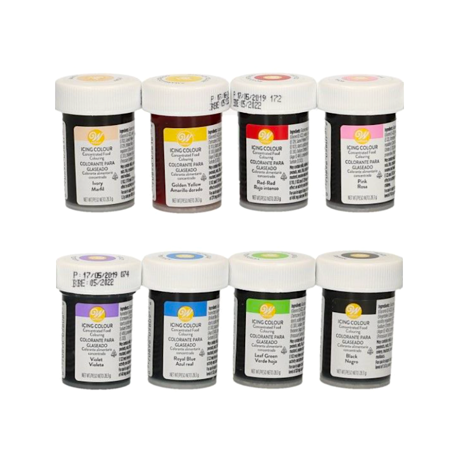 Set 8 Colorantes En Pasta Wilton 28 G 2 Set 8 Colorantes En Pasta Wilton 28 G - Imagen 2