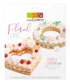Plantillas Para Tartas Scrapcooking - Corazon Y Corona