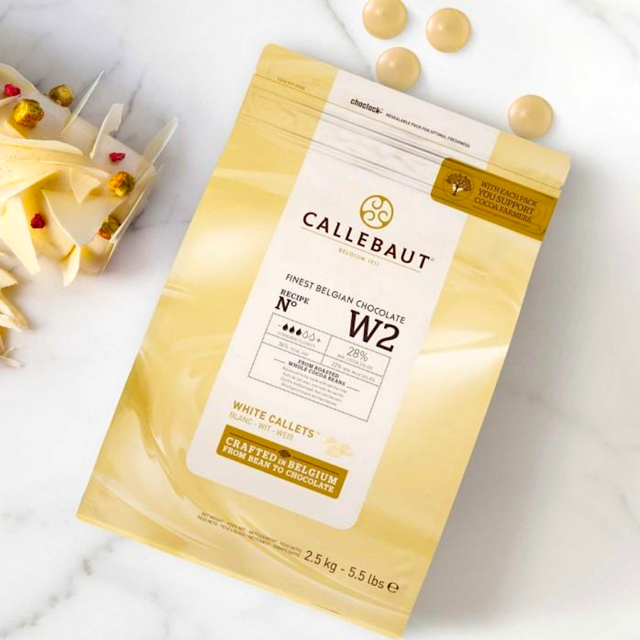 Callets De Chocolate Blanco Callebaut 2,5 Kg 2 Callets De Chocolate Blanco Callebaut 2,5 Kg - Imagen 2