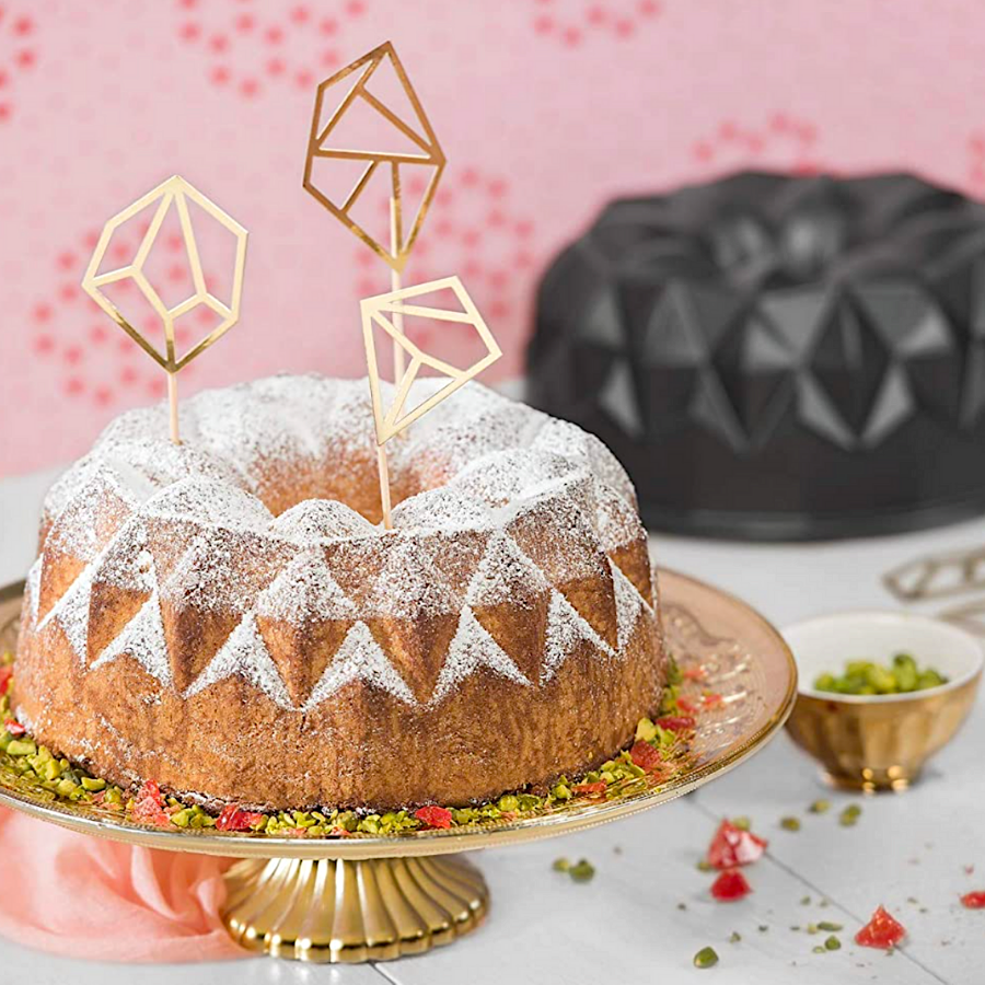 Molde De Aluminio Fundido Kaiser - "bundt Geometric" 25 Cm 4 Molde De Aluminio Fundido Kaiser - "bundt Geometric" 25 Cm - Imagen 4