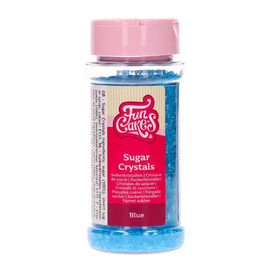 Cristales De Azucar Funcakes - Azules 80 G 2 Cristales De Azucar Funcakes - Azules 80 G - Imagen 2