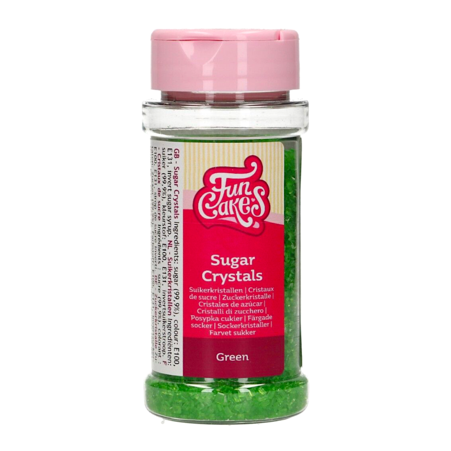 Cristales De Azucar Funcakes - Verdes 80 G 2 Cristales De Azucar Funcakes - Verdes 80 G - Imagen 2