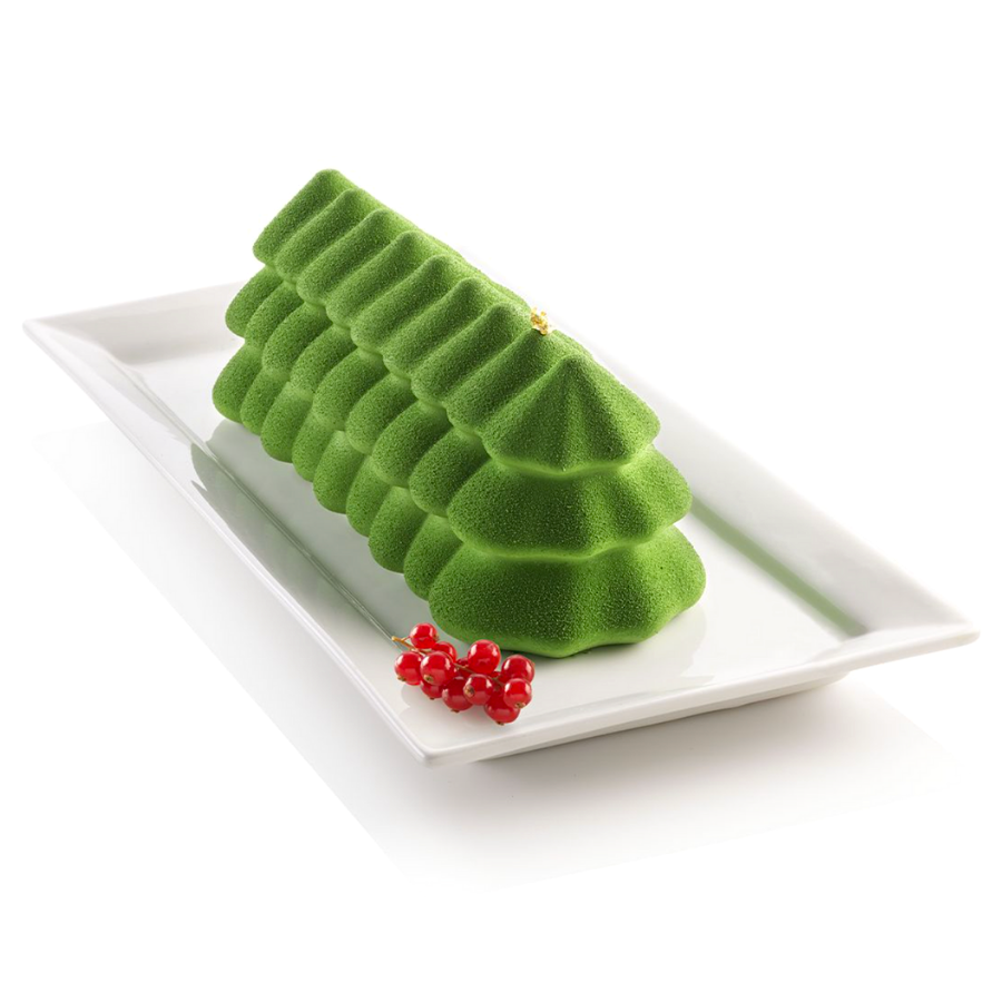 Molde Silicona 3d Silikomart - Buche Sapin 4 Molde Silicona 3d Silikomart - Buche Sapin - Imagen 4