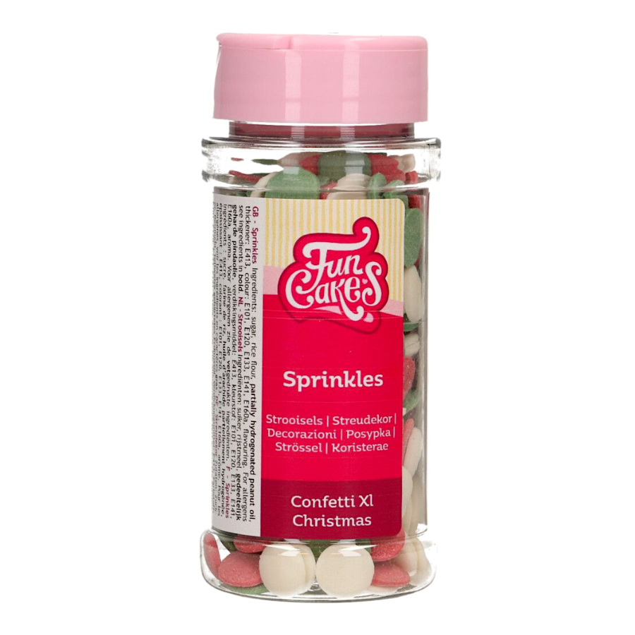 Sprinkles Funcakes - Confeti Xl Navidad 55 G 2 Sprinkles Funcakes - Confeti Xl Navidad 55 G - Imagen 2