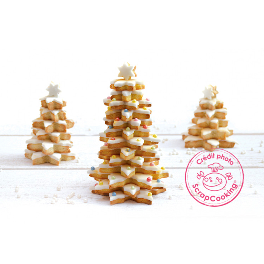 Set Cortadores Scrapcooking - Arbol De Navidad 3 Set Cortadores Scrapcooking - Arbol De Navidad - Imagen 3