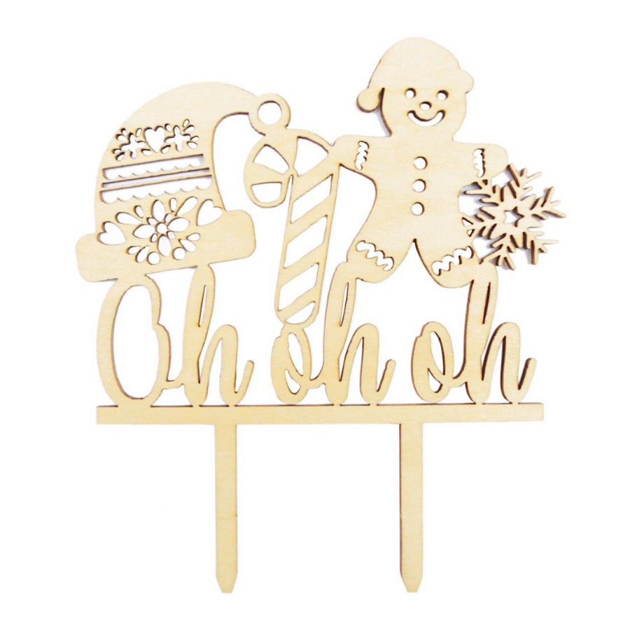 Topper Para Tarta Scrapcooking - Oh Oh Oh 3 Topper Para Tarta Scrapcooking - Oh Oh Oh - Imagen 3