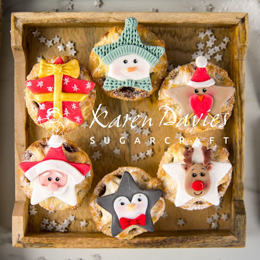 Molde Silicona Karen Davies - Estrellas De Navidad 4 Molde Silicona Karen Davies - Estrellas De Navidad - Imagen 4