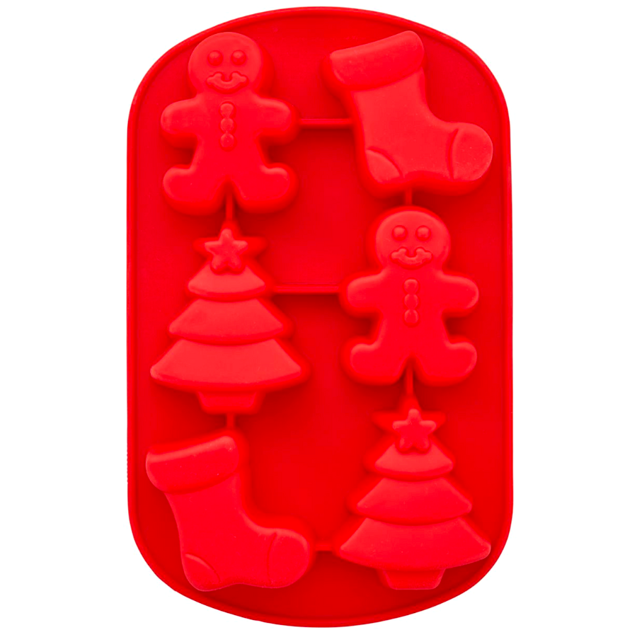 Molde Silicona Wilton - DiseÑos NavideÑos 2 Molde Silicona Wilton - DiseÑos NavideÑos - Imagen 2