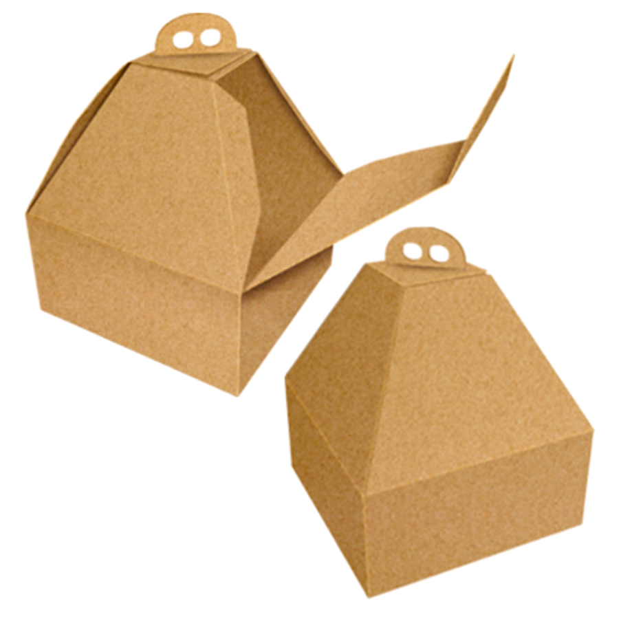 Caja Para Tarta Con Asa Y Altura Especial (kraft) - 24 X H 28 Cm 2 Caja Para Tarta Con Asa Y Altura Especial (kraft) - 24 X H 28 Cm - Imagen 2