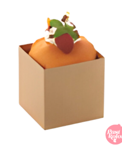 Molde De Carton Horneable - Forma De Cubo