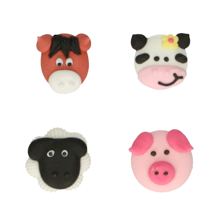 Decoraciones De Azucar Funcakes - Animales Granja 3 Decoraciones De Azucar Funcakes - Animales Granja - Imagen 3