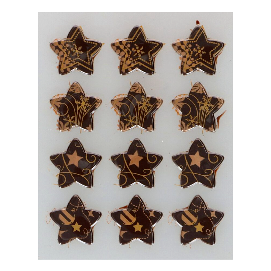 Decoraciones De Chocolate Funcakes - Estrellas 2 Decoraciones De Chocolate Funcakes - Estrellas - Imagen 2
