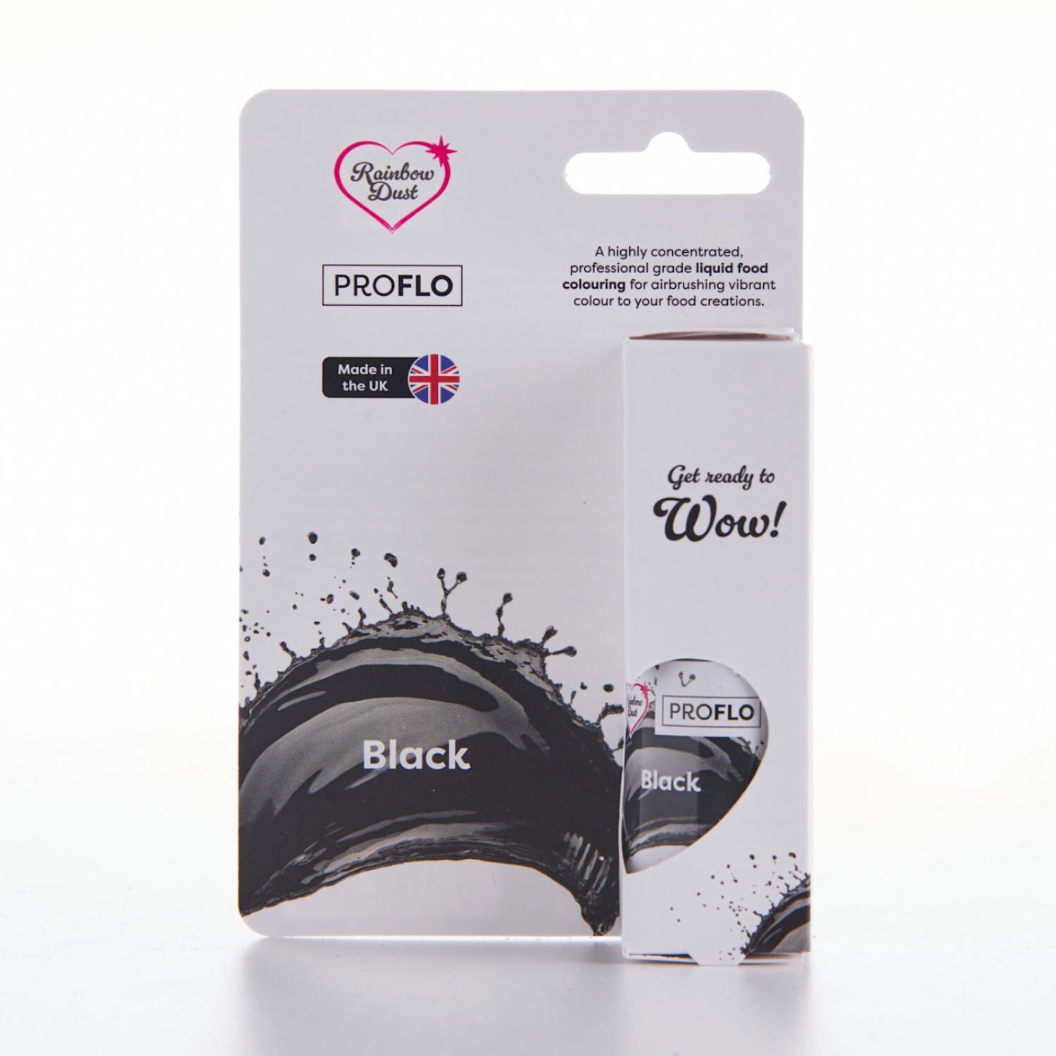 Colorante Liquido "flo" Rainbow Dust - Black / Negro 19 G 2 Colorante Liquido "flo" Rainbow Dust - Black / Negro 19 G - Imagen 2