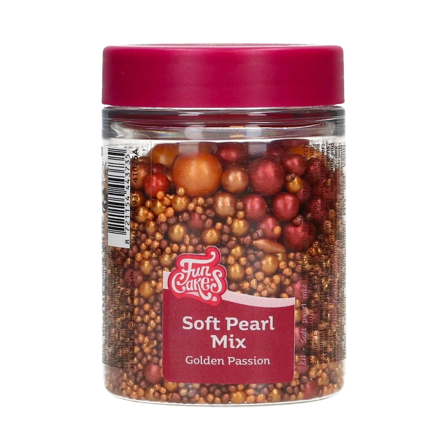 Perlas De Azucar Blandas Funcakes - Mix "golden Passion" (80 G) 2 Perlas De Azucar Blandas Funcakes - Mix "golden Passion" (80 G) - Imagen 2