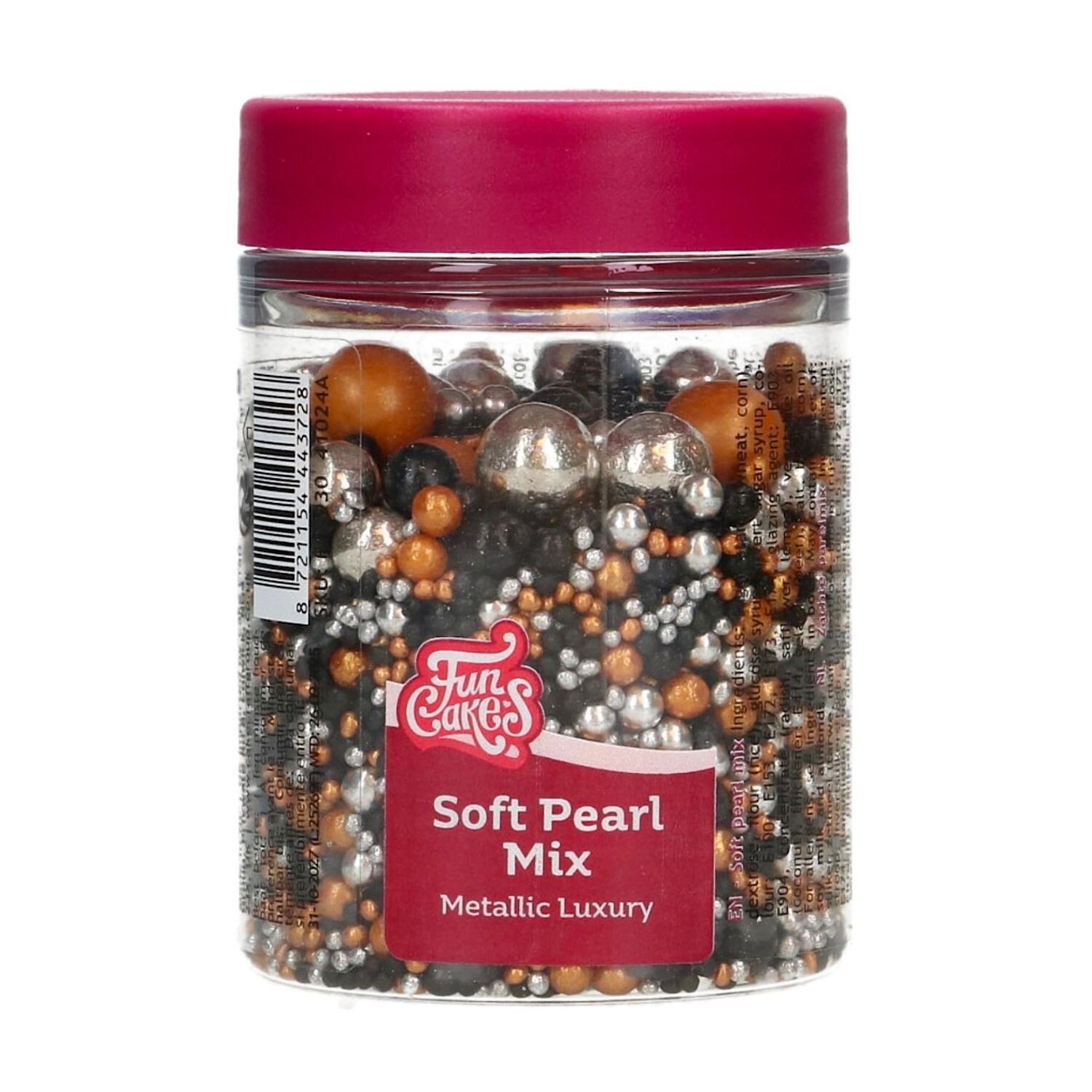Perlas De Azucar Blandas Funcakes - Mix "metallic Luxury" (80 G) 2 Perlas De Azucar Blandas Funcakes - Mix "metallic Luxury" (80 G) - Imagen 2