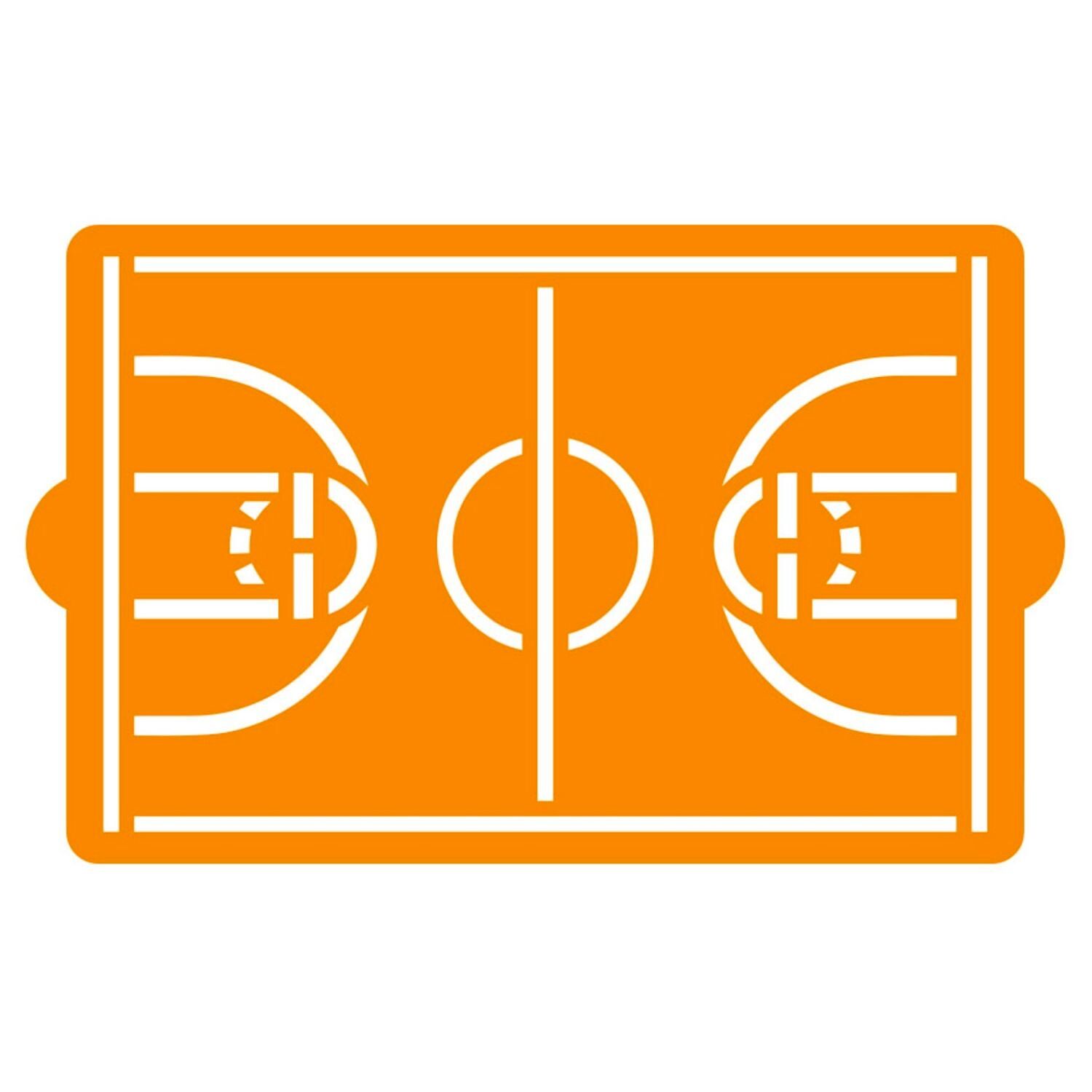 Plantilla Decorativa Para Tartas Campo De Baloncesto – Decora 4 Plantilla Decorativa Para Tartas Campo De Baloncesto – Decora - Imagen 4