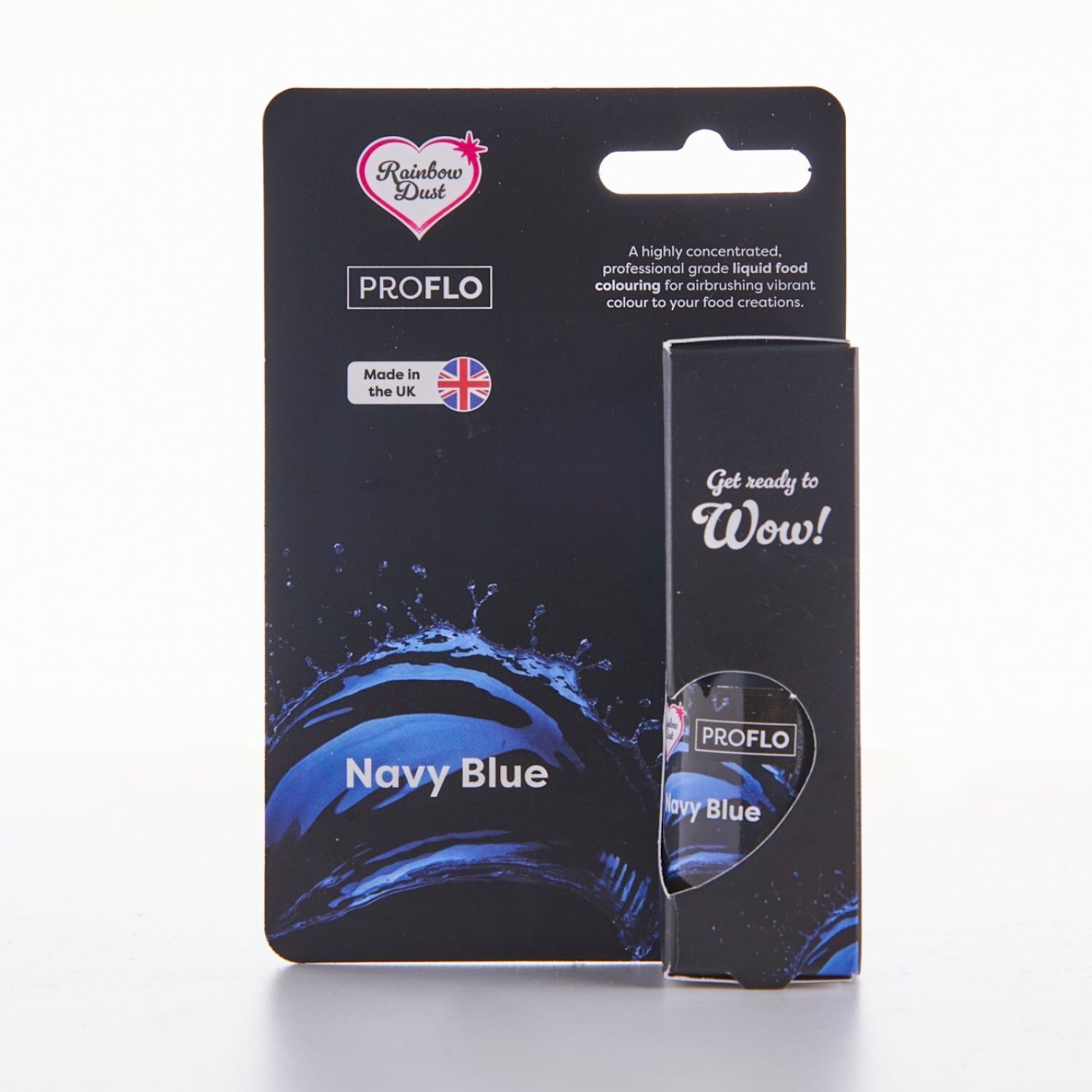 Colorante Liquido "flo" Rainbow Dust - Navy Blue / Azul Marino 19 G 2 Colorante Liquido "flo" Rainbow Dust - Navy Blue / Azul Marino 19 G - Imagen 2