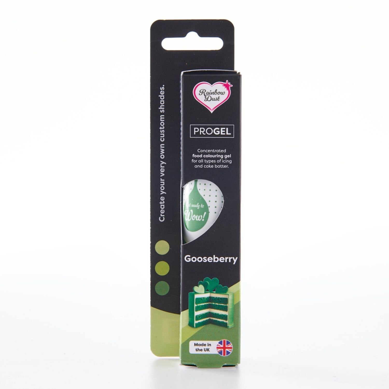 Colorante En Gel "progel" Rainbow Dust - Gooseberry / Grosella 25 G 3 Colorante En Gel "progel" Rainbow Dust - Gooseberry / Grosella 25 G - Imagen 3