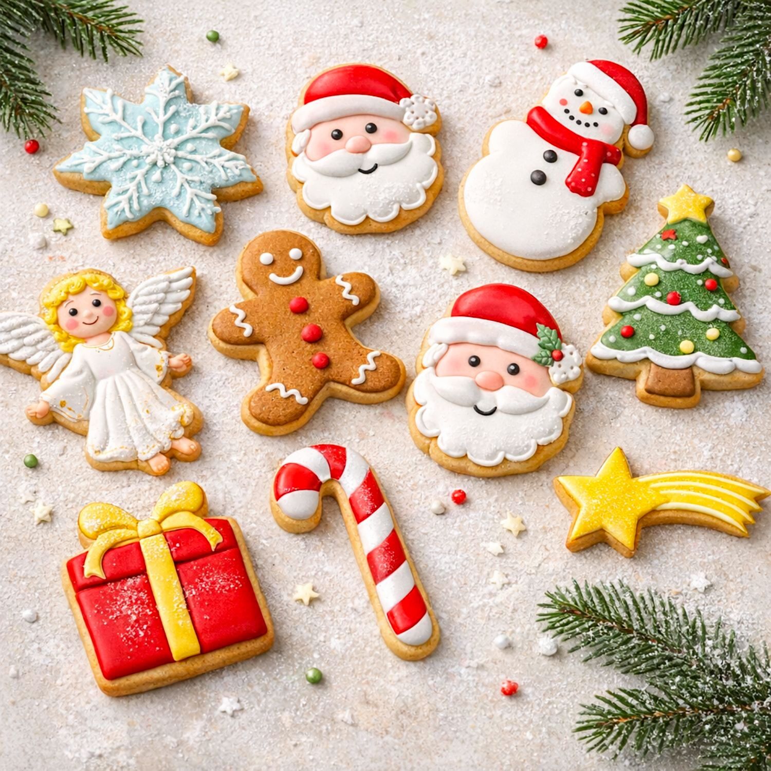 Set Cortadores De Acero Para Galletas - Navidad Magica 2 Set Cortadores De Acero Para Galletas - Navidad Magica - Imagen 2