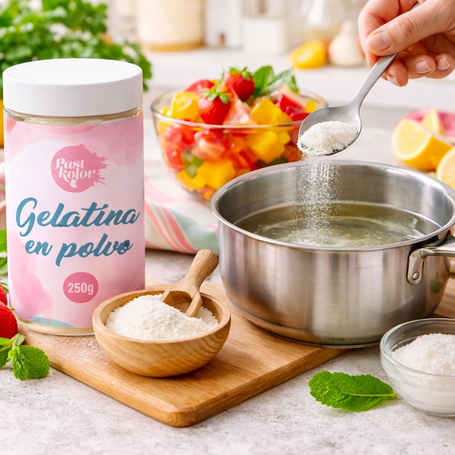 Gelatina En Polvo Pastkolor - 250 G 2 Gelatina En Polvo Pastkolor - 250 G - Imagen 2