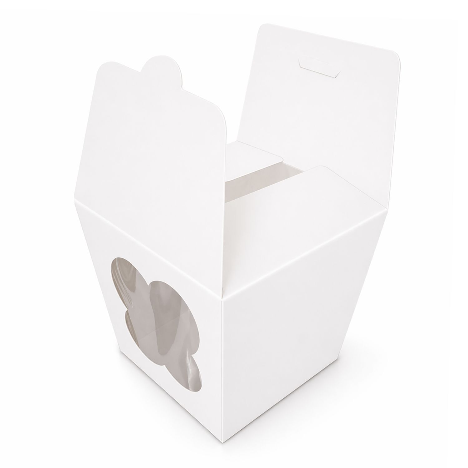 Caja Para Galletas Y Bombones Kraft Con Ventana - 12 X 11 Cm 2 Caja Para Galletas Y Bombones Kraft Con Ventana - 12 X 11 Cm - Imagen 2