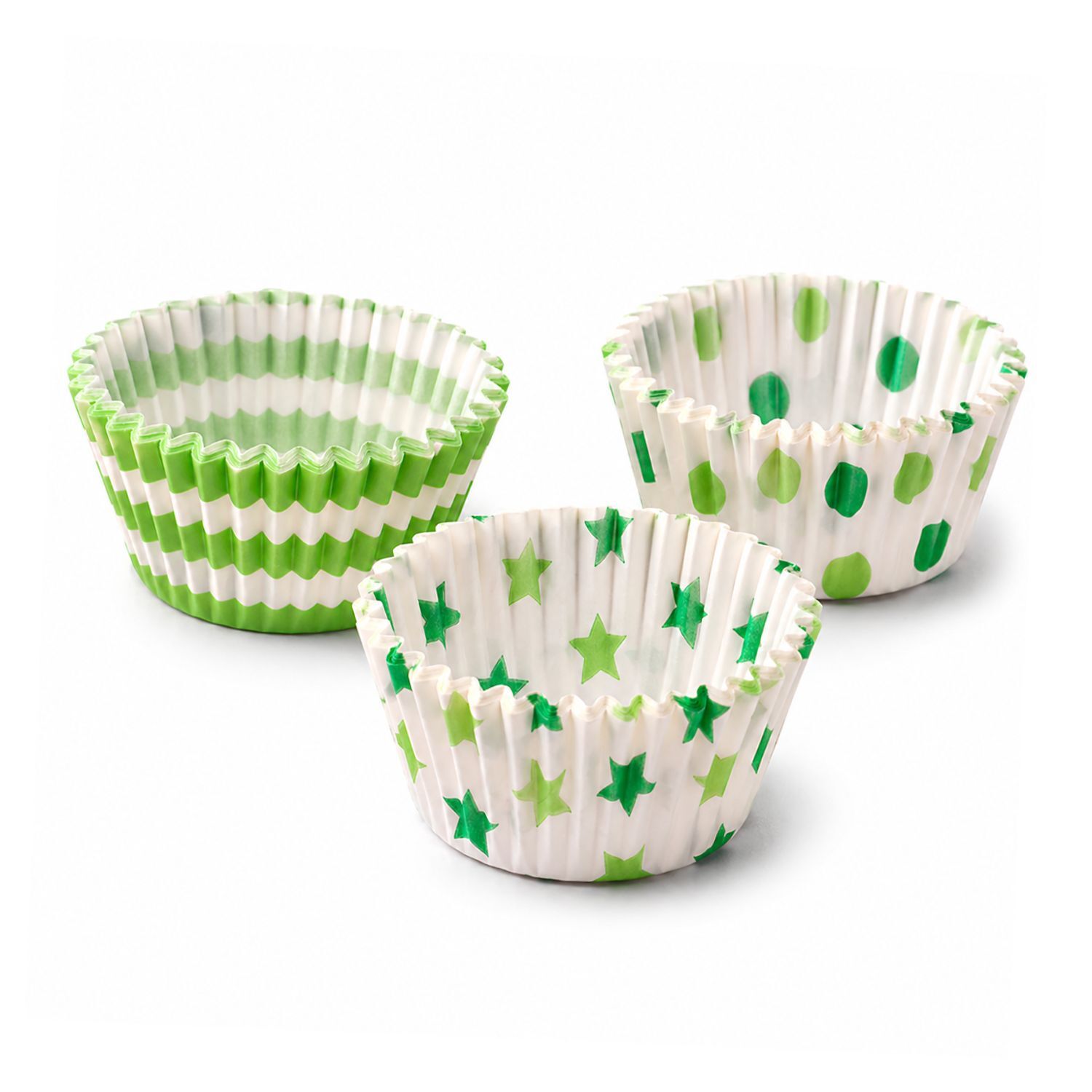 Capsulas Mini Cupcake Estampado Verde - 60 Unidades 2 Capsulas Mini Cupcake Estampado Verde - 60 Unidades - Imagen 2