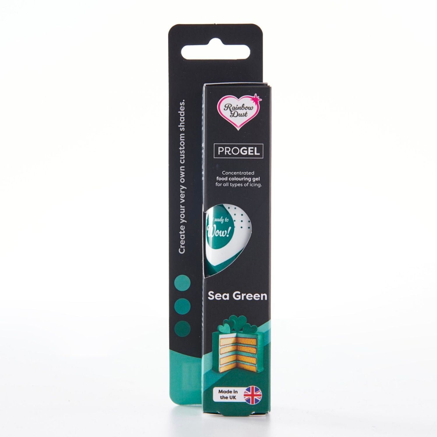 Colorante En Gel "progel" Rainbow Dust - Sea Green / Verde Mar 25 G 2 Colorante En Gel "progel" Rainbow Dust - Sea Green / Verde Mar 25 G - Imagen 2