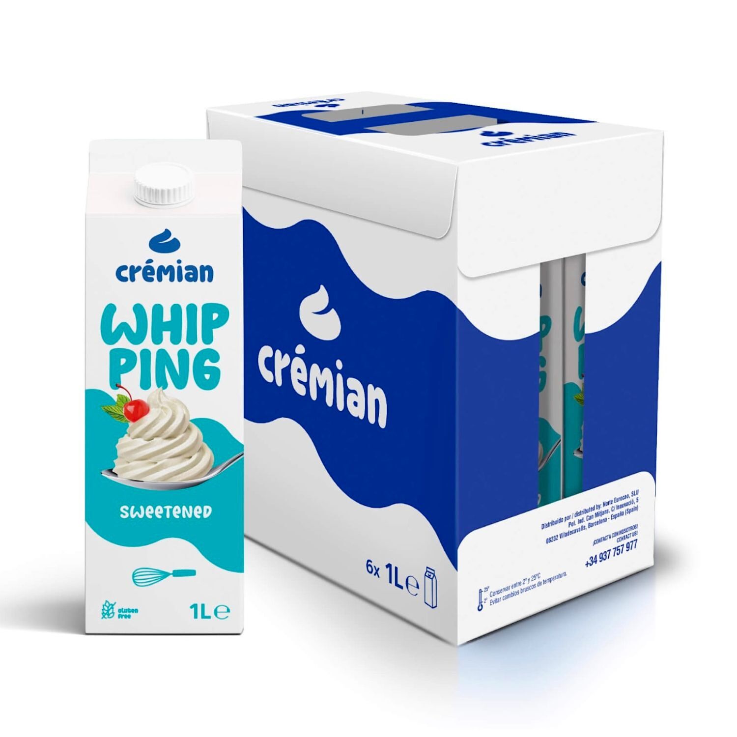 Nata Vegetal Azucarada Cremian - 1 L 4 Nata Vegetal Azucarada Cremian - 1 L - Imagen 4