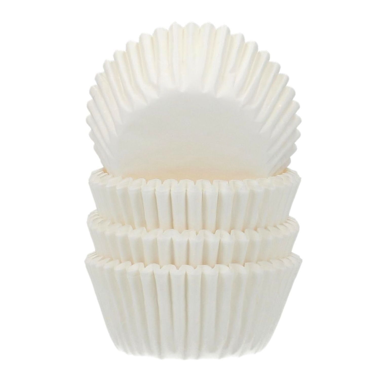100 Capsulas Mini Cupcakes Funcakes - Blancas 3 100 Capsulas Mini Cupcakes Funcakes - Blancas - Imagen 3