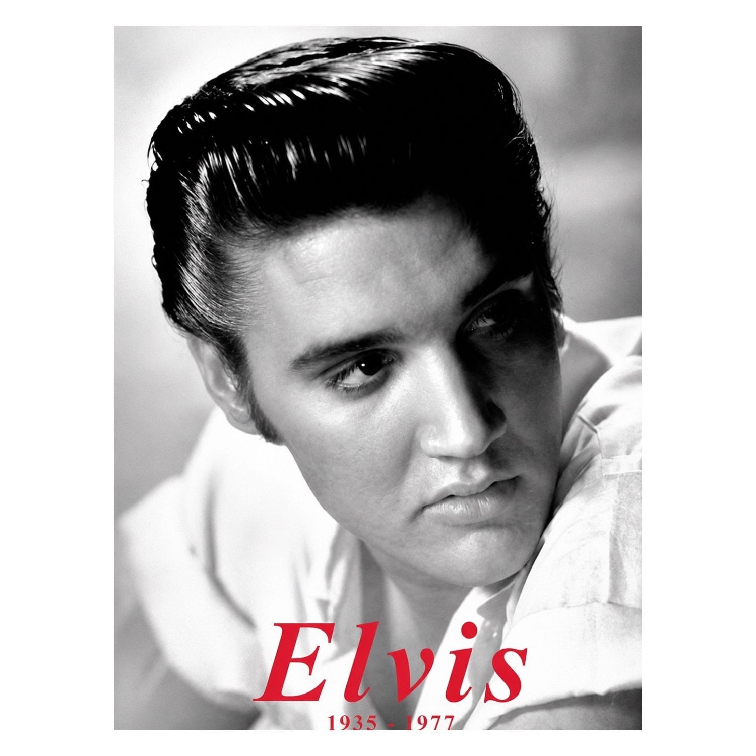 CHAPA METALICA DECORATIVA ELVIS PRESLEY BLANCO Y NEGRO VINTAGE – 40 X 30 CM 1 CHAPA METALICA DECORATIVA ELVIS PRESLEY BLANCO Y NEGRO VINTAGE – 40 X 30 CM